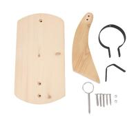 Restokki Support à jambon en bois de pin, présentoir Stable, tranche de prosciutto espagnol et italien pour événements culinaires (Petite)