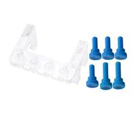 Restokki Support de tube souple en acrylique pour aquarium, pompe doseuse, support de montage pour fixation stable, pompe de titrage de source océanique, réservoir en verre, serrag
