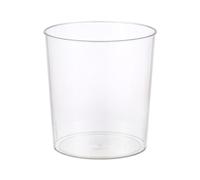 Restokki Transparent Trash Can Clear Garbage Container Large Capacity Plastic Wastebasket Bathroom Kitchen Bedroom Office (l)