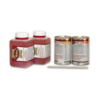 Restom - Kit Poly - pour réservoir en Plastique, Fibre et résine Entre 15L et 25L - Traitement pour intérieur de réservoir - Pallie la porosité