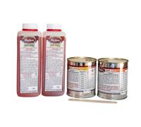 Restom - Kit Poly - pour réservoir en Plastique, Fibre et résine Entre 40L et 70L - Traitement intérieur de réservoir - Pallie la porosité des réservoirs