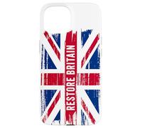 Restore Britain - Flag UK Conservative Graphic Coque pour iPhone 15