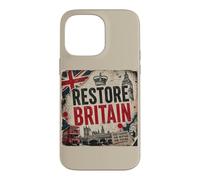 Restore Britain - Flag UK Conservative Graphic Grunge Coque pour iPhone 14 Pro Max
