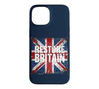 Restore Britain - Flag UK Conservative Graphic Grunge Coque pour iPhone 15