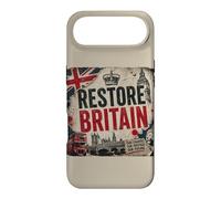 Restore Britain - Flag UK Conservative Graphic Grunge Coque pour iPhone Air