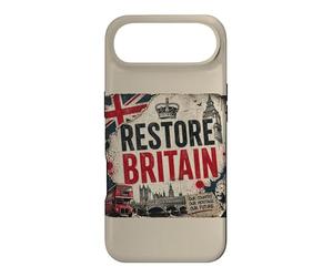 Restore Britain - Flag UK Conservative Graphic Grunge Coque pour iPhone Air