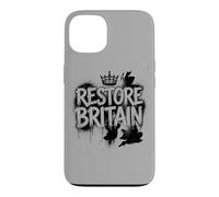Restore Britain - Graffiti Flag UK Conservative Grunge Coque pour iPhone 13