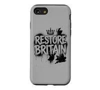 Restore Britain - Graffiti Flag UK Conservative Grunge Coque pour iPhone SE (2020) / 7/8
