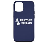 Restore Britain - UK Patriot Conservative Graphic (Navy) Coque pour iPhone 12/12 Pro