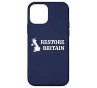 Restore Britain - UK Patriot Conservative Graphic (Navy) Coque pour iPhone 12 Mini