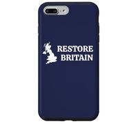 Restore Britain - UK Patriot Conservative Graphic (Navy) Coque pour iPhone 7 Plus/8 Plus
