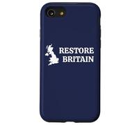 Restore Britain - UK Patriot Conservative Graphic (Navy) Coque pour iPhone SE (2020) / 7/8