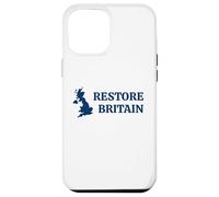 Restore Britain - UK Patriot Conservative Graphic (White) Coque pour iPhone 12 Pro Max
