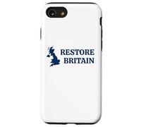 Restore Britain - UK Patriot Conservative Graphic (White) Coque pour iPhone SE (2020) / 7/8