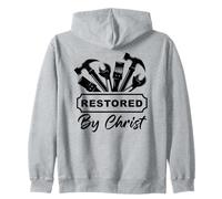Restored by Christ - Christian Men's Faith Gospel Tools Sweat à Capuche