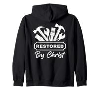 Restored by Christ - Christian Men's Faith Gospel Tools Sweat à Capuche