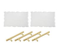 Restrdt Paquet de 2 Moules à Plateau en RéSine de Silicone, Moules pour Moules en RéSine Moules à Plateau en, Moules en RéSine éPoxy, Fabrication Artisanale de DIY