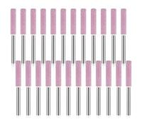 Restrdt Paquet de 24 Pierres à Aiguiser pour AffûTeuse de TronçOnneuse, Outil de Meulage de Polissage pour AffûTeuse de TronçOnneuse 3X4.8Mm