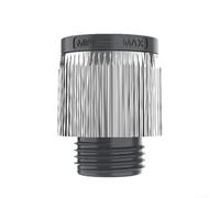 Restricteur de débit de douche ABS avec régulateur de pression réglable pour économiser l'eau, limiteur de valve facile à installer pour pommeau de douche et pulvérisateur supérieur, 4,6 cm