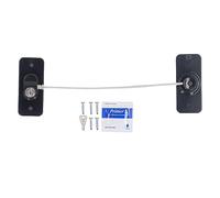 Restricteur de Fenêtre à L'épreuve des Enfants, Rotatif à 360 Degrés, Adhésif Multifonction en Plastique sans Marque, Verrouillage de sécurité pour Enfants pour Armoire et (BLACK)