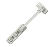 Restricteur de sécurité pour fenêtre - Mécanisme de verrouillage de sécurité enfant - Butée de fenêtre anti-chute pratique avec contrôle de câble solide pour la protection de l'enfant dans les