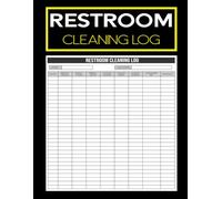 Restroom Cleaning Log: Daily Bathroom Checklist | Sanitation Inspection Record & Hygiene Compliance Tracker | For Offices, Hotels, Restaurants, ... Facilities | 150 Pages, Large 8.5” x 11”