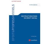Restructurations en droit social Patrick Morvan (Auteur)
