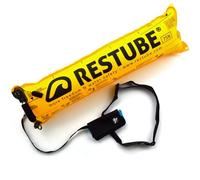 RESTUBE Active Bouée de Natation Unisex-Adult, Black/Ice Mint, Régulier