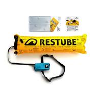 RESTUBE Active Starter Package Bouée de Sécurité Gonflable pour Nage en Eau Libre - Bande Réflechissante & 2X Cartouches CO2 pour Système de Gonflage Automatique