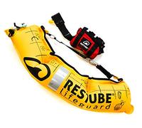 Restube Lifeguard Bouée de Sauvetage Professionnelle - Flotteur pour Secours en Mer avec Mécanisme de Gonflage Automatique et Système Verrouillable Coral Red Régulier