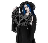 Restyle Gothic Chapel Hobo Bag - Sac à main croissant de lune avec sangle réglable