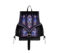 Restyle Sac à dos Northern Lights Sac cathédrale en vitrail gothique brodé