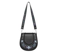 Restyle Sac de selle Moonglow - Sac à main gothique Lunar Moth crossbody, sac à main sorcière