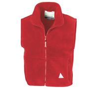 Result Bodywarmer Active Fleece pour enfant Rouge Taille S (6-8)