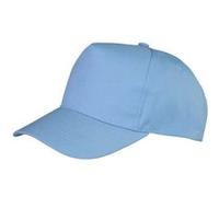 Result Boston 65/35 - Casquette en polycoton - Enfant (Taille unique) (Bleu ciel) - UTRW5158 Bleu Ciel G