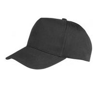 Result Boston 65/35 - Casquette en polycoton - Enfant (Taille unique) (Noir) - UTRW5158 Noir G