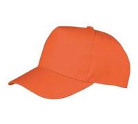 Result Boston 65/35 - Casquette en polycoton - Enfant (Taille unique) (Orange) - UTRW5158 Orange G