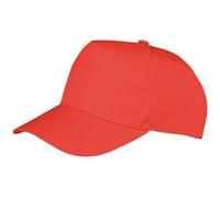 Result Headwear Casquette pour enfants Boston 65/35 PolyCoton RW5158 (Taille unique) (Rouge)