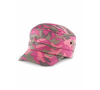 Result - Casquette Army Camo Urban Cap RC59- Mixte Adulte - Coloris Rose Camouflage