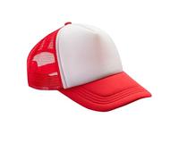 Result - Casquette trucker Detroit, rouge/blanc, taille unique