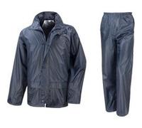 Result Core - Ensemble veste et pantalon imperméables coupe-vent - Homme (M) (Bleu marine) - UTBC916 Bleu Marine, Bleu marine G