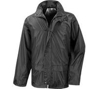 Result Core - Ensemble veste et pantalon imperméables coupe-vent - Homme (M) (Noir) - UTBC916 Noir, Noir