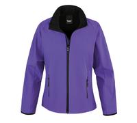 Result Core femme imprimé softshell veste r231f - dames manteau polaire d'hiver