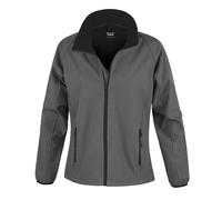 Result Core femme imprimé softshell veste r231f - dames manteau polaire d'hiver