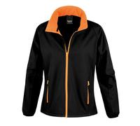 Result Core femme imprimé softshell veste r231f - dames manteau polaire d'hiver