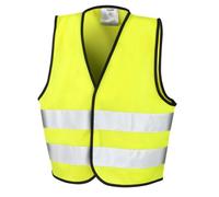 Result Core - Gilet de sécurité Haute visibilité - Enfant Unisexe (7-9 Ans) (Jaune Fluo)