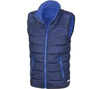 Result Core - Gilet matelassé pour enfants PC6899 (116) (Bleu marine/bleu roi)