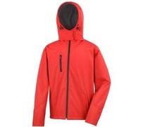 Result Core Lite - Veste softshell à capuche - Homme (XL) (Rouge/Noir) - UTBC3253 Rouge/Noir G