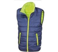 Result Core - Manteau sans manche - Enfant unisexe (5-6 ans) (Bleu marine/Bleu roi) - UTRW5290 Bleu Marine/Bleu Roi G