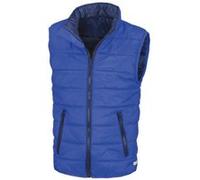 Result Core - Manteau sans manche - Enfant unisexe (9-10 ans) (Bleu marine/Citron vert) - UTRW5290 Bleu Marine/Citron Vert G